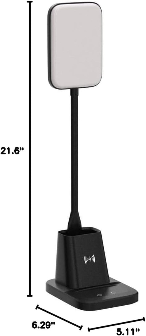led desk lamp with wireless charger black for home office led desk lamp with wireless charger black for home office